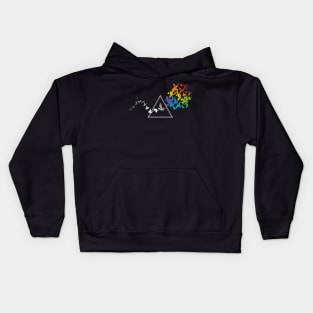 butterfly into prism Kids Hoodie